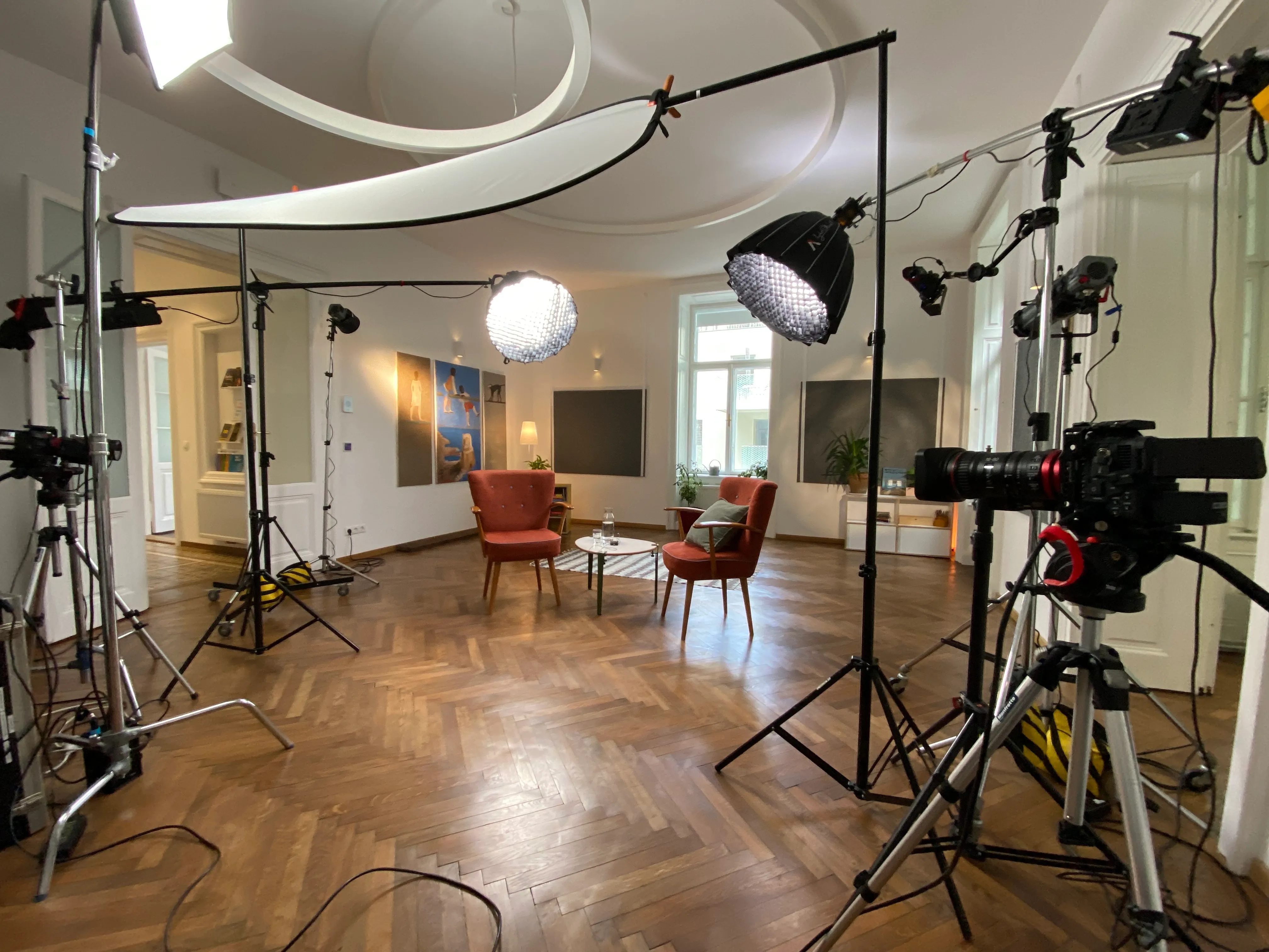 Corporate Video Produktion am Set